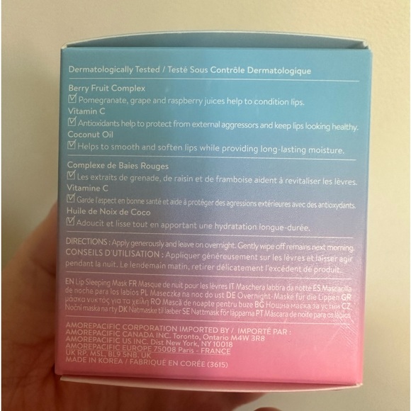 Limited Edition - Cotton Candy Laneige Lip Sleeping Mask - Picture 7 of 9